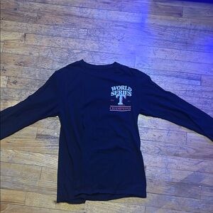 Texas Rangers World Series Black Long Sleeve Shirt